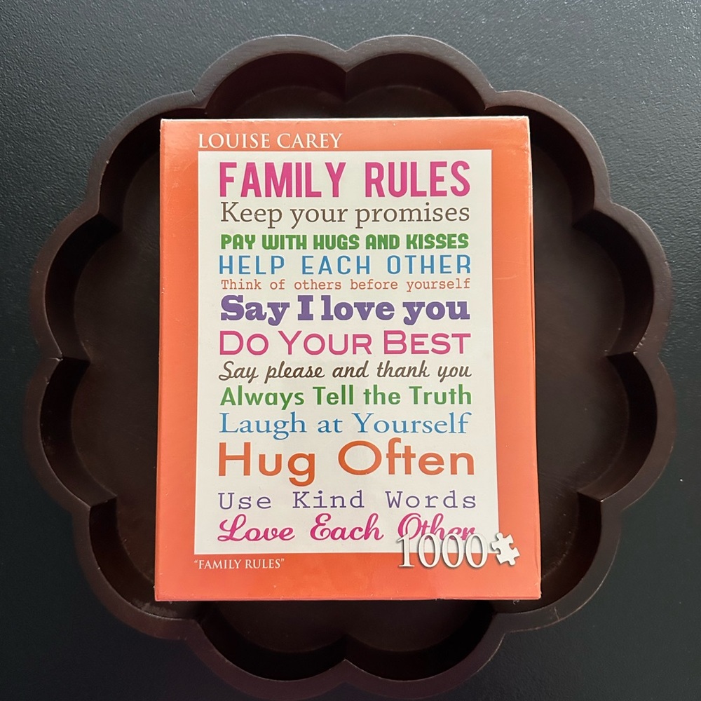 Family Rules Puzzle 1000 pcs Size 20x27